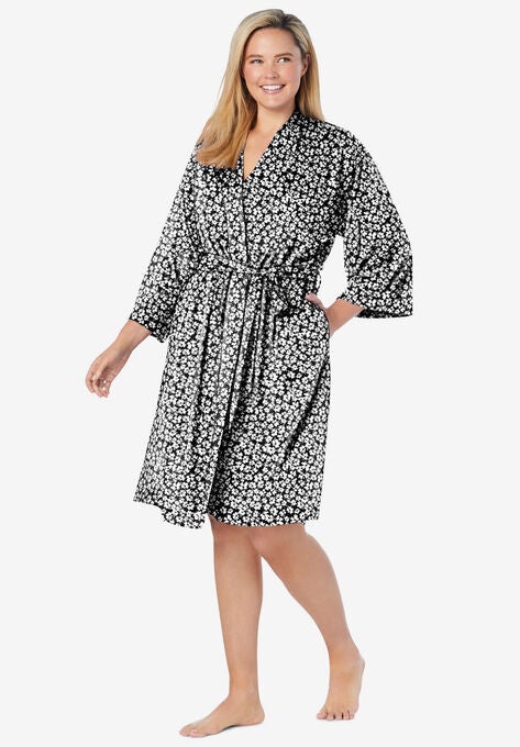 Cooling Robe, BLACK PANSY, hi-res image number null