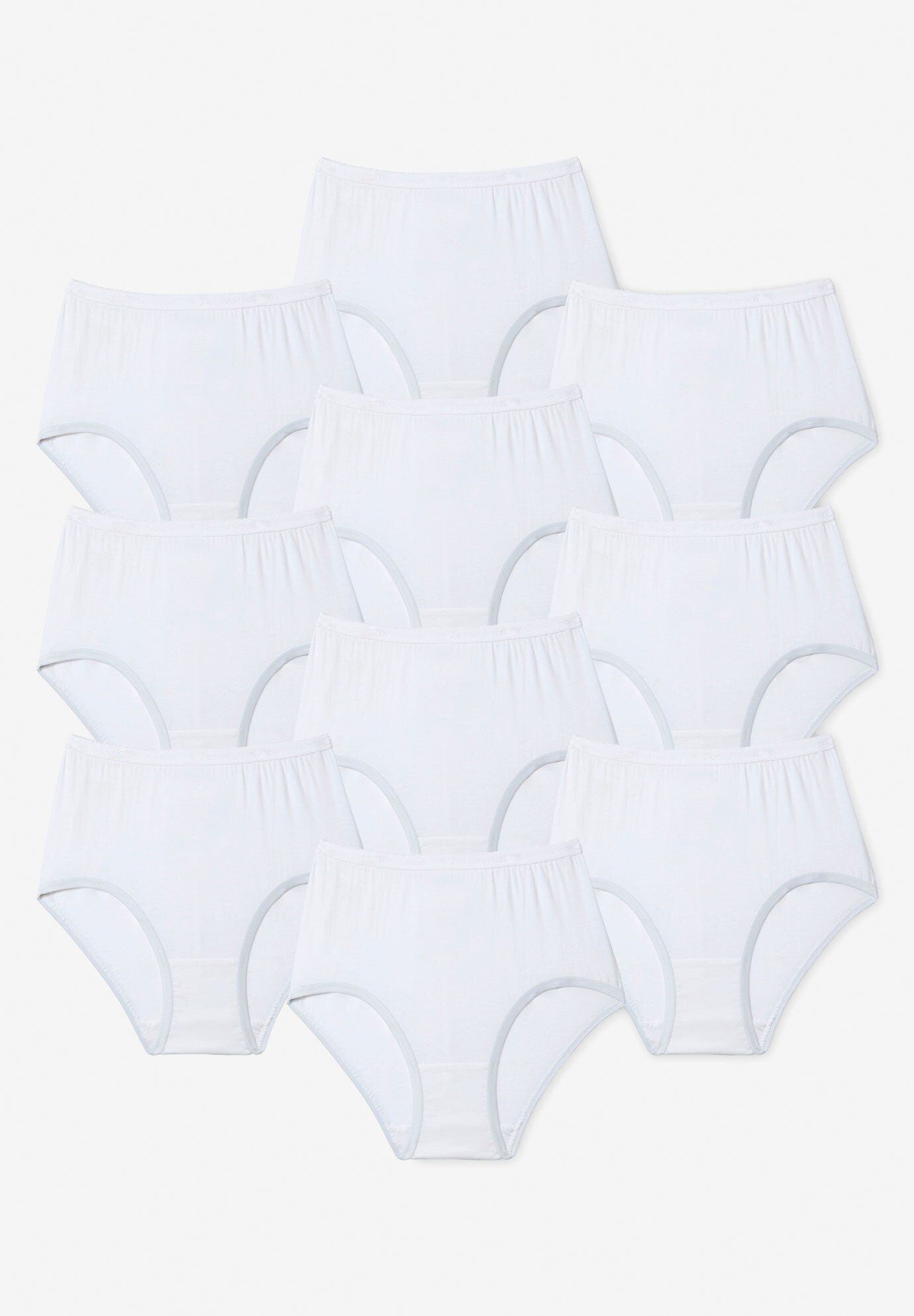 Full Coverage Cotton Brief 10-Pack | Intimates For All