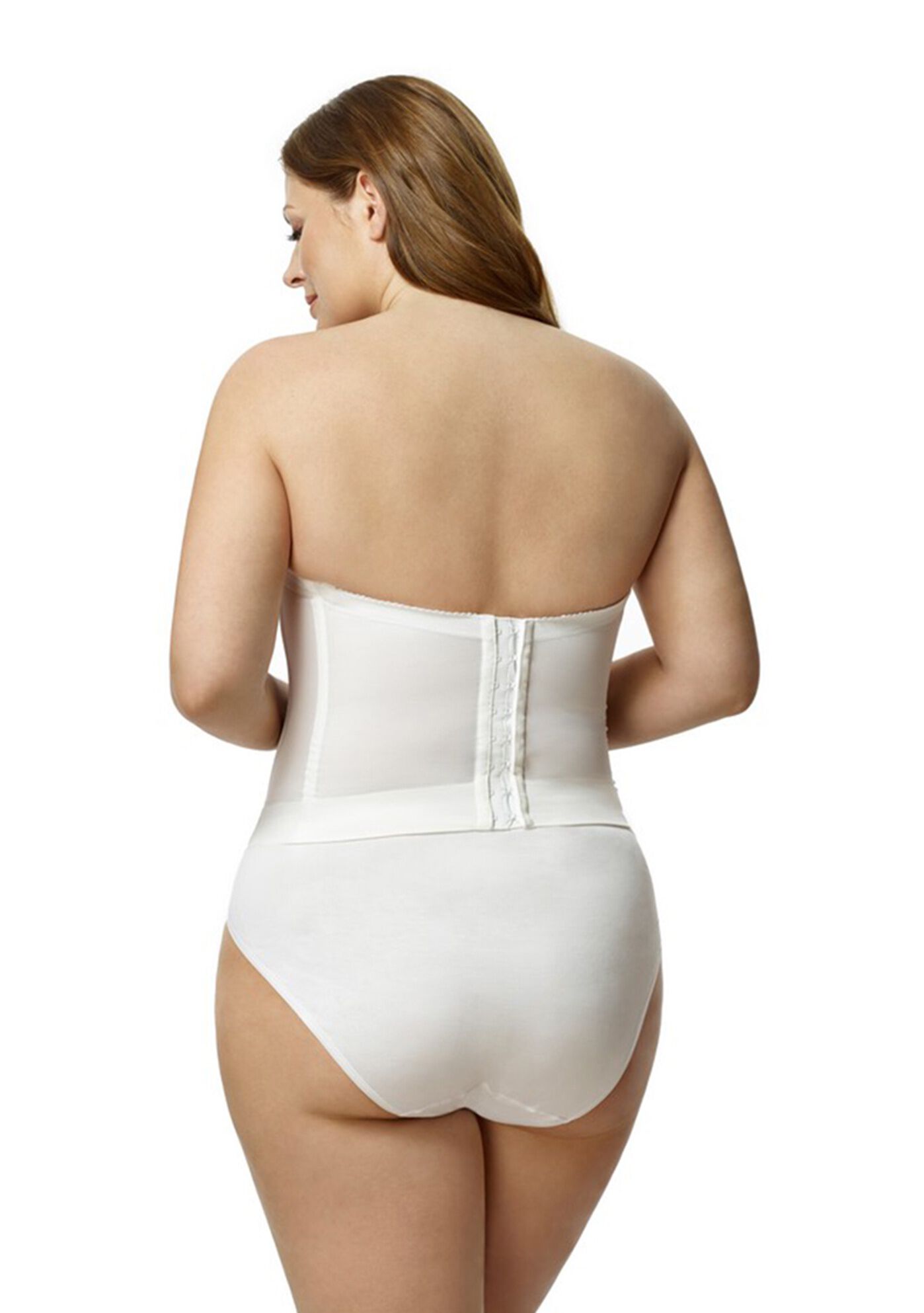 Make it Lace Strapless Longline 6621, WHITE, on-hover image number 1