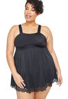 Scallop Haven Swimdress, BLACK, hi-res image number null
