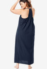 Breezy Eyelet Knit Long Nightgown, , on-hover image number null
