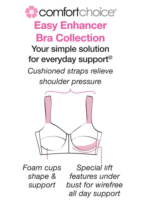 Easy Enhancer® Lace Wireless Bra , , alternate image number null