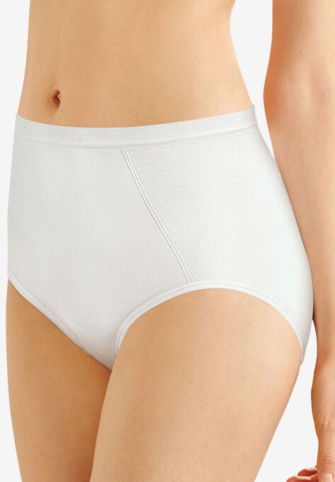 Seamless Brief With Tummy Panel Ultra Control 2-Pack , WHITE, hi-res image number null