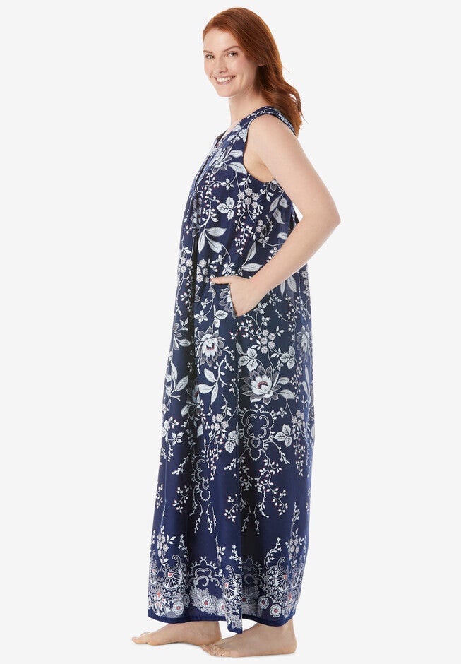 Sleeveless Bib Long Lounger, , alternate image number null