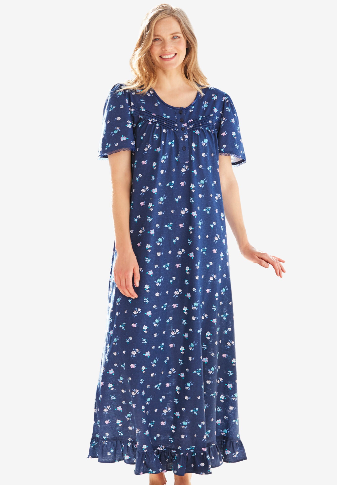 Plus size thermal nightgowns online