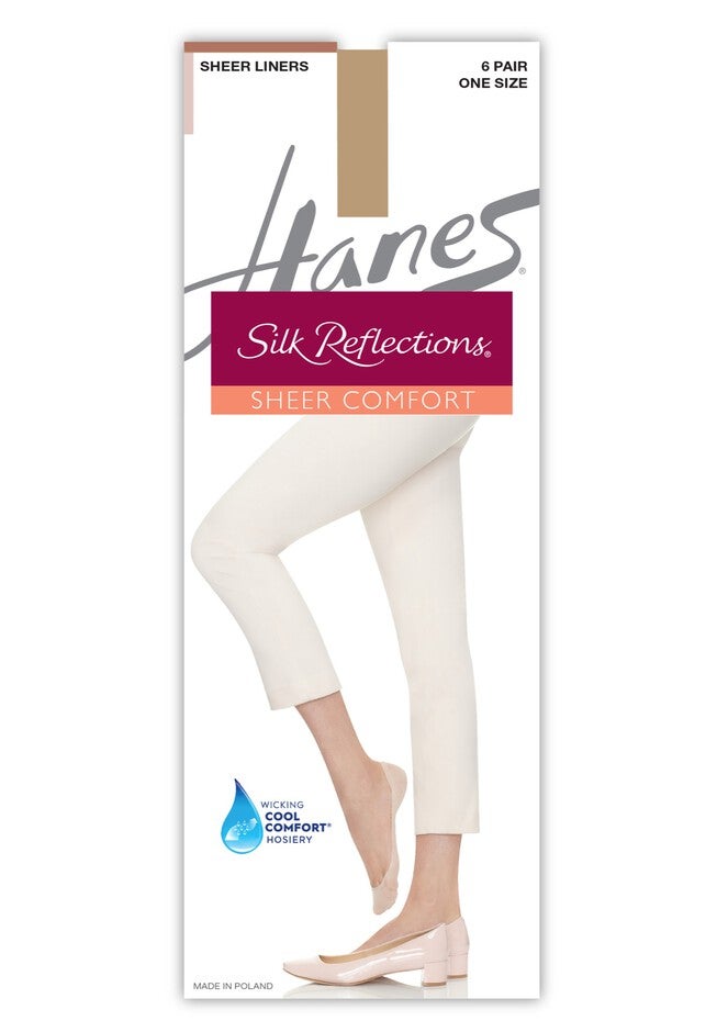 Silk Reflections Sheer Liners 6-Pack, LITTLE COLOR, hi-res image number null