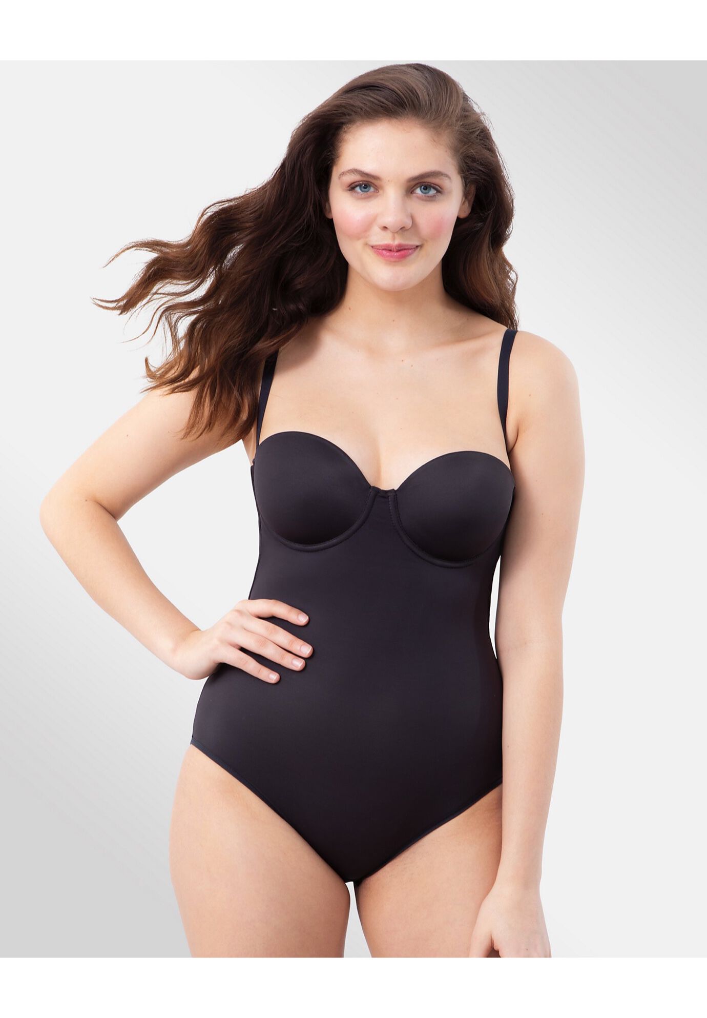 Low-Back Bodysuit , BLACK, hi-res image number 0