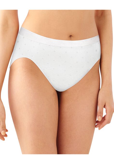Comfort Revolution&reg; Hi Cut Panty , WHITE DOT, hi-res image number null