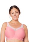 High Impact Wire Sport Bra, PINK BLUSH PRINT, hi-res image number null