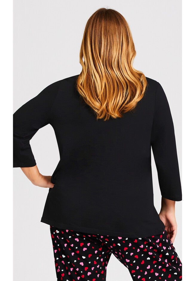 Cold Days Top, BLACK, on-hover image number null