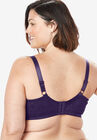Full Coverage Lace-Trim Underwire T-Shirt Bra , , on-hover image number 1