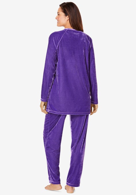 Velour 2-Piece Lounge Set, , on-hover image number null