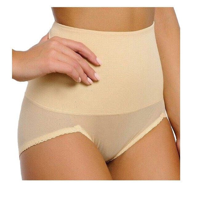 High Waist Light to Moderate Shaping Panty Brief, BEIGE, hi-res image number 0