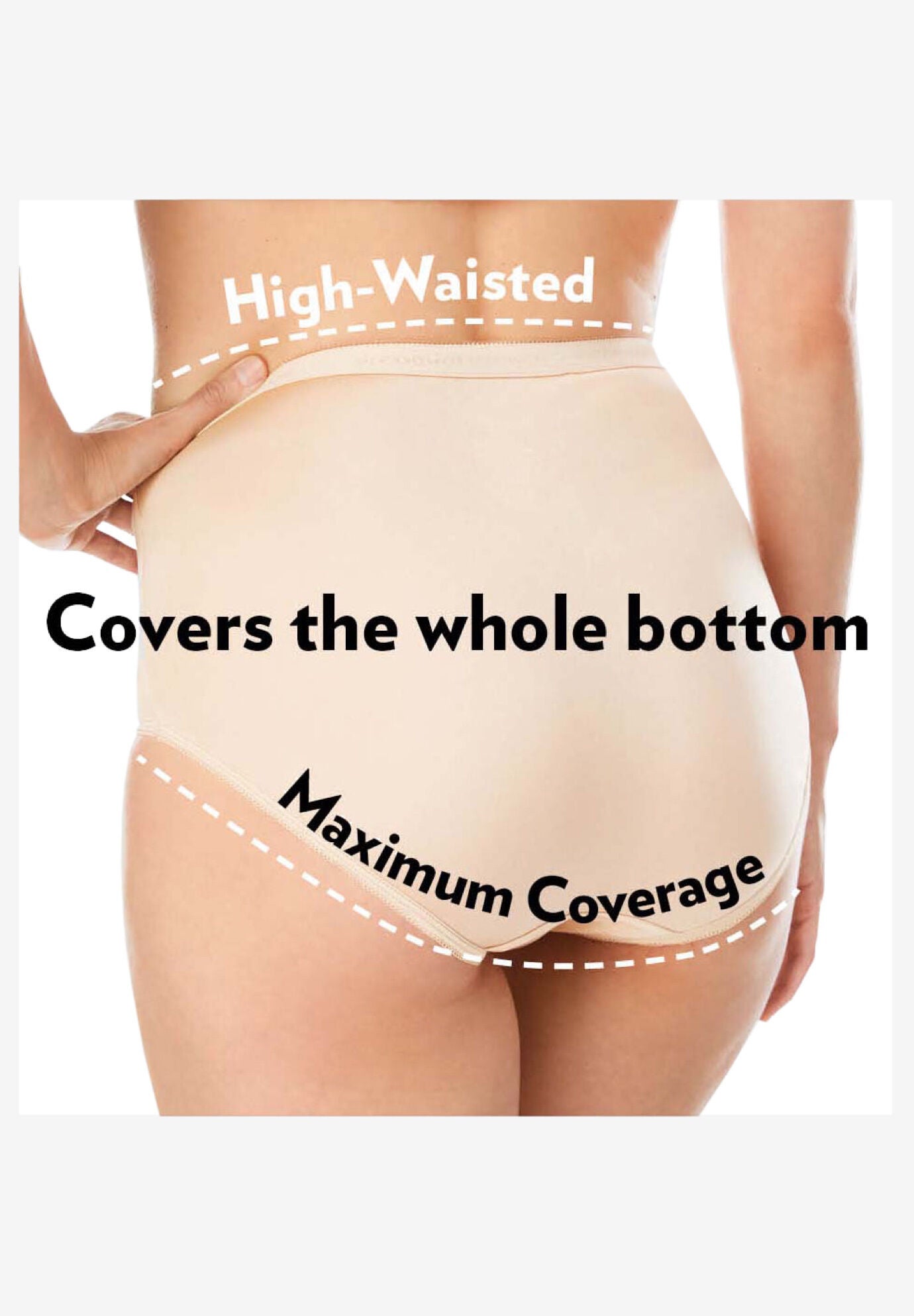 Lace Incontinence Brief 2-Pack, , alternate image number 3