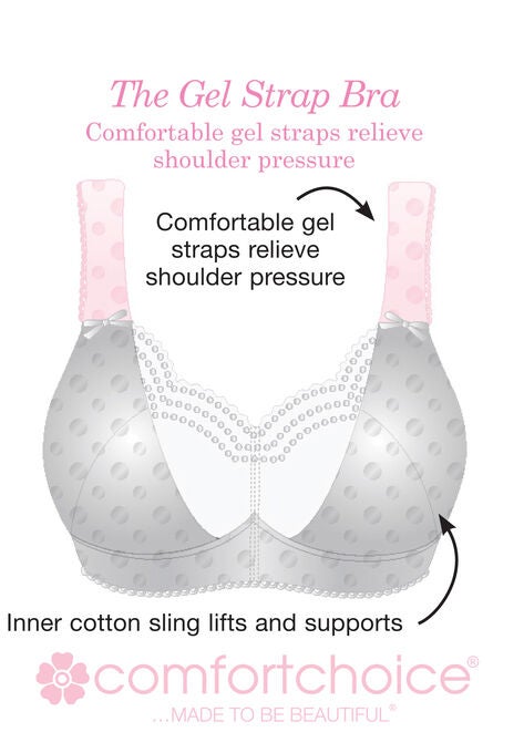 Wireless Gel Strap Bra, , alternate image number null