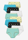 10-Pack Pure Cotton Full-Cut Brief , BUMBLE BEE PACK, hi-res image number 0