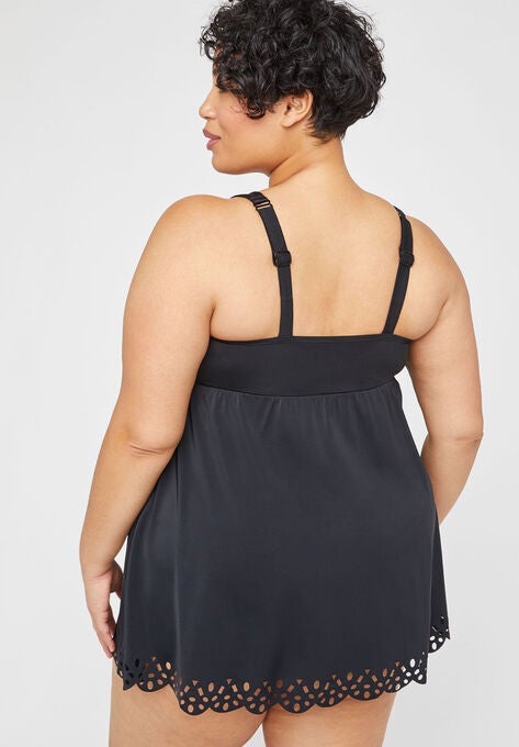 Scallop Haven Swimdress, , on-hover image number null