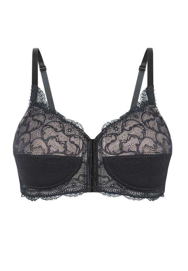 Ellen Wire Free Bra 44245 , BLACK NUDE, hi-res image number null