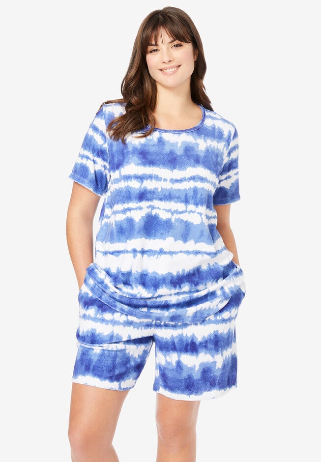 Two-Piece French Terry Sleep Set, , alternate image number null