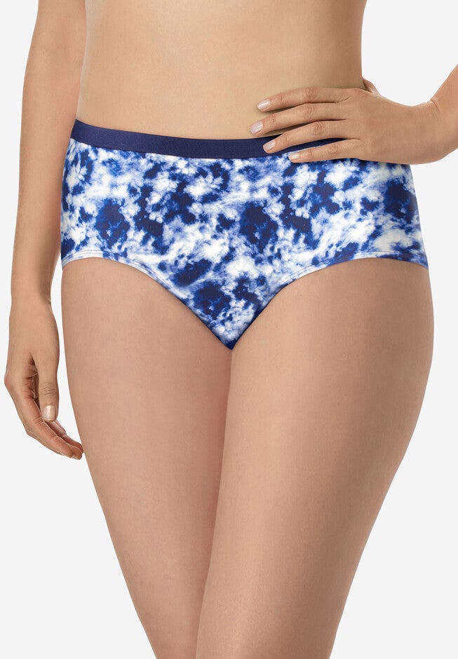 Cotton Boyshort, NAVY TIE DYE, hi-res image number 0