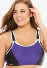 Underwire Sport Bra , PURPLE BLACK, hi-res image number null