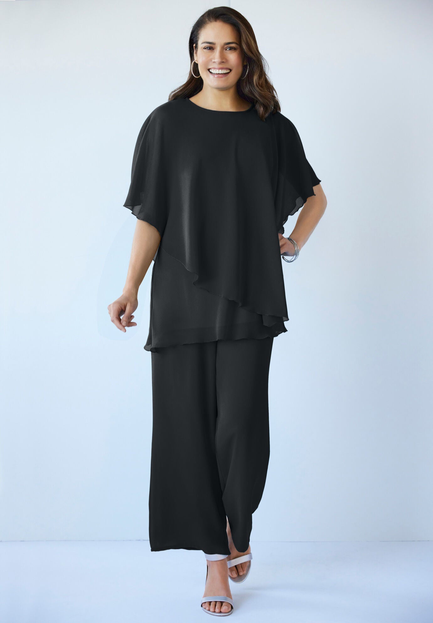 Tiered Top Pant Set, , on-hover image number 1