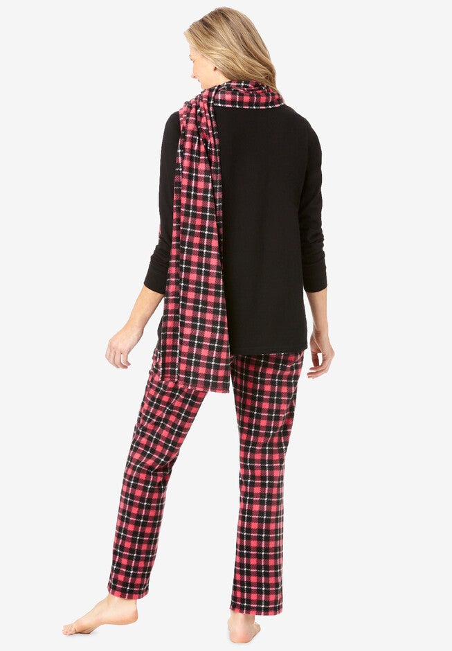 Pajama Set with Coordinating Scarf, , on-hover image number null