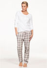 Long Sleeve Henley Sleep Tee, , alternate image number null