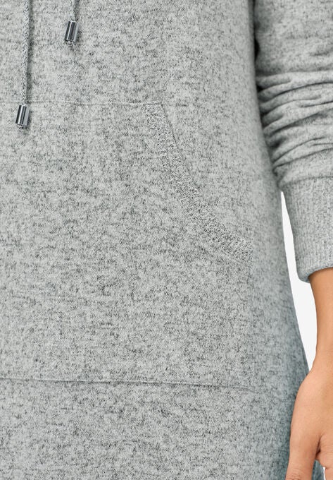 Funnel-Neck Lounge Sweatshirt Tunic, , alternate image number null