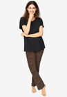 2-Pc. Knit Sleep Set, BROWN ANIMAL PRINT, hi-res image number null