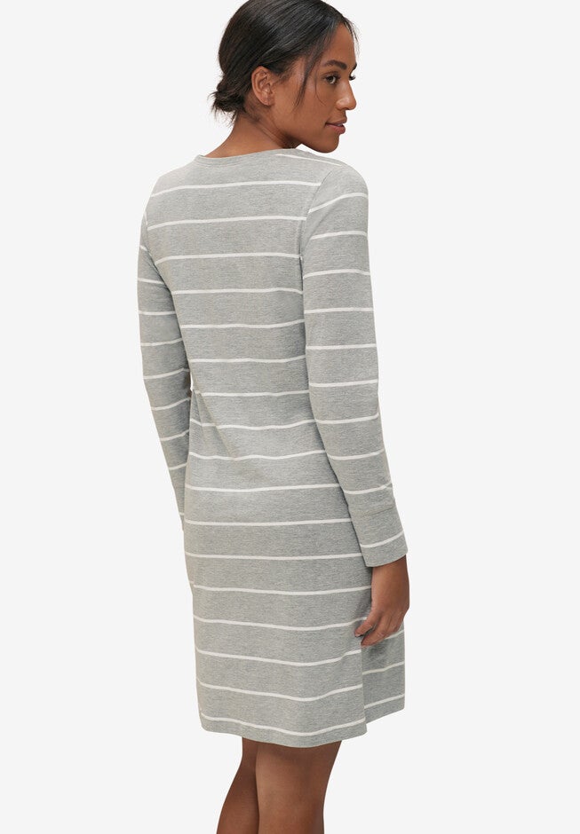 Scoop Neck Sleep Shirt, , on-hover image number null