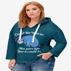 Disney Women's Hooded Sweatshirt Teal Eeyore image number null