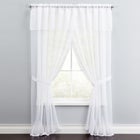 BH Studio Sheer Voile 5-Pc. One-Rod Curtain Set image number null