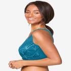 Zip-Front Lace Lounge Bra image number null