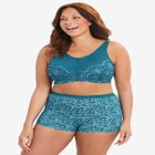 Zip-Front Lace Lounge Bra image number null