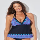 Apron Halter Tankini Top image number null