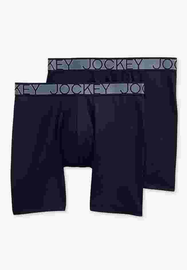Active Microfiber Boxer Briefs, 2-Pack image number 0