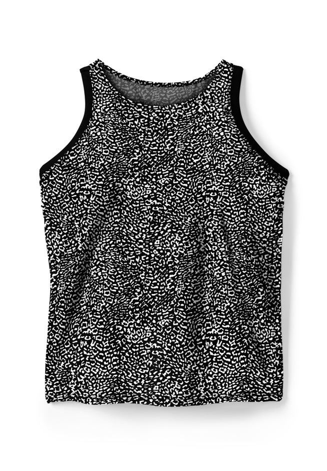 Longer-Length Racerback Tankini Top image number 3