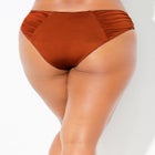 Shimmer Side Ruched Swim Brief image number null