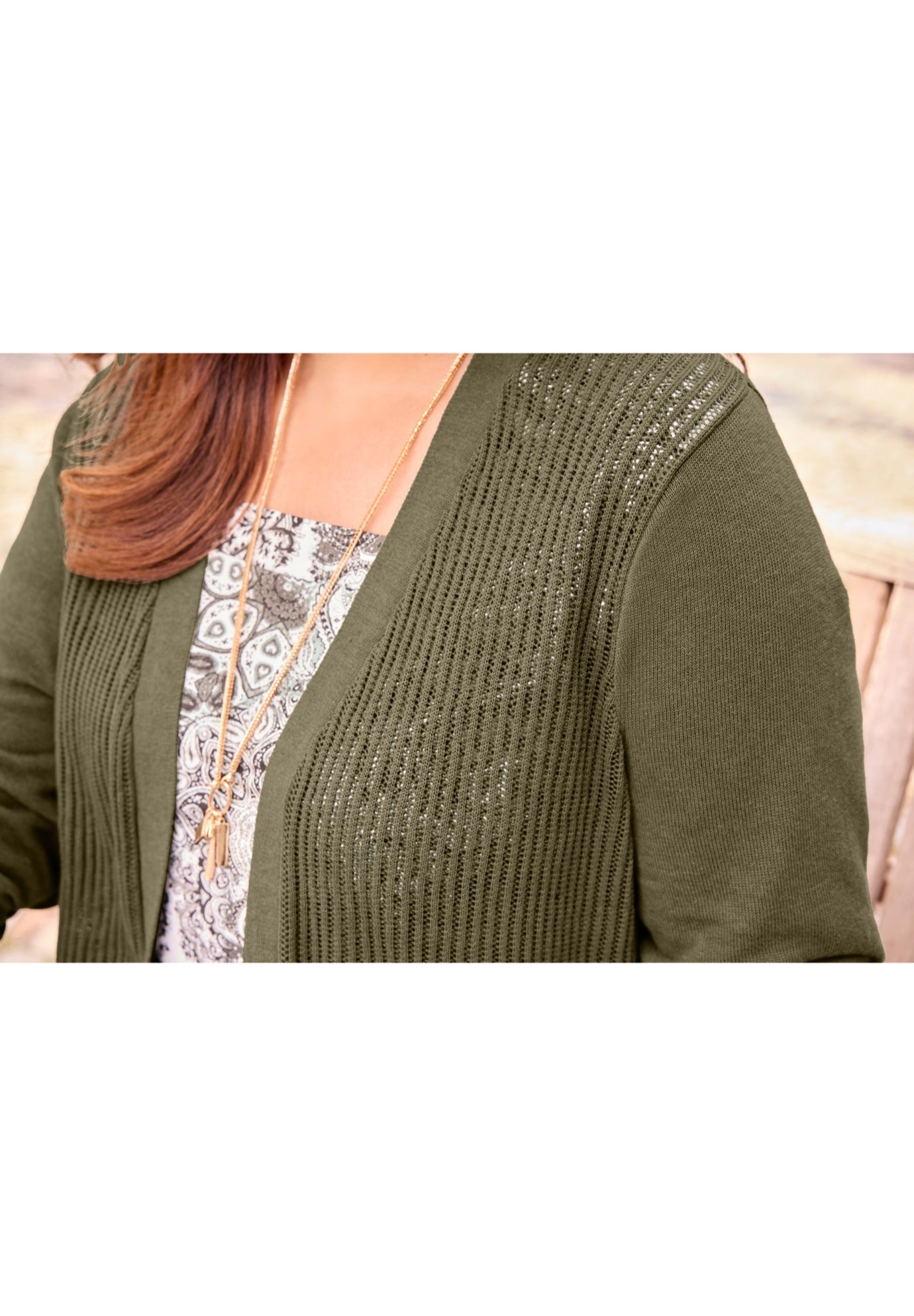 Marled Sweater Cardigan image number 2