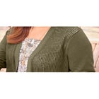 Marled Sweater Cardigan image number null