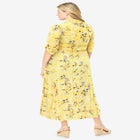 Roll-Tab Sleeve Crinkle Shirtdress image number null