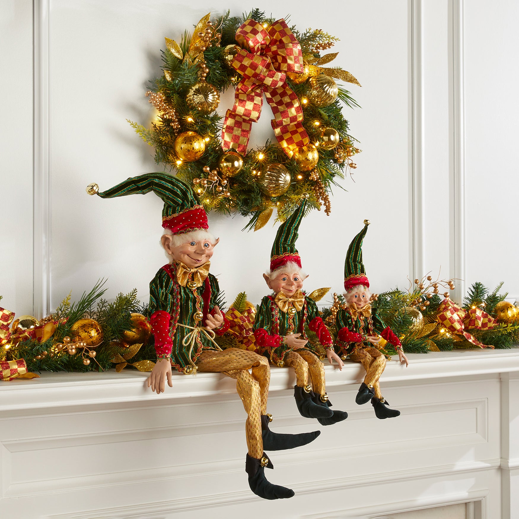 24"H Posable Christmas Elf image number 1