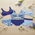 3-Pack Front-Close Cotton Wireless Bra image number null