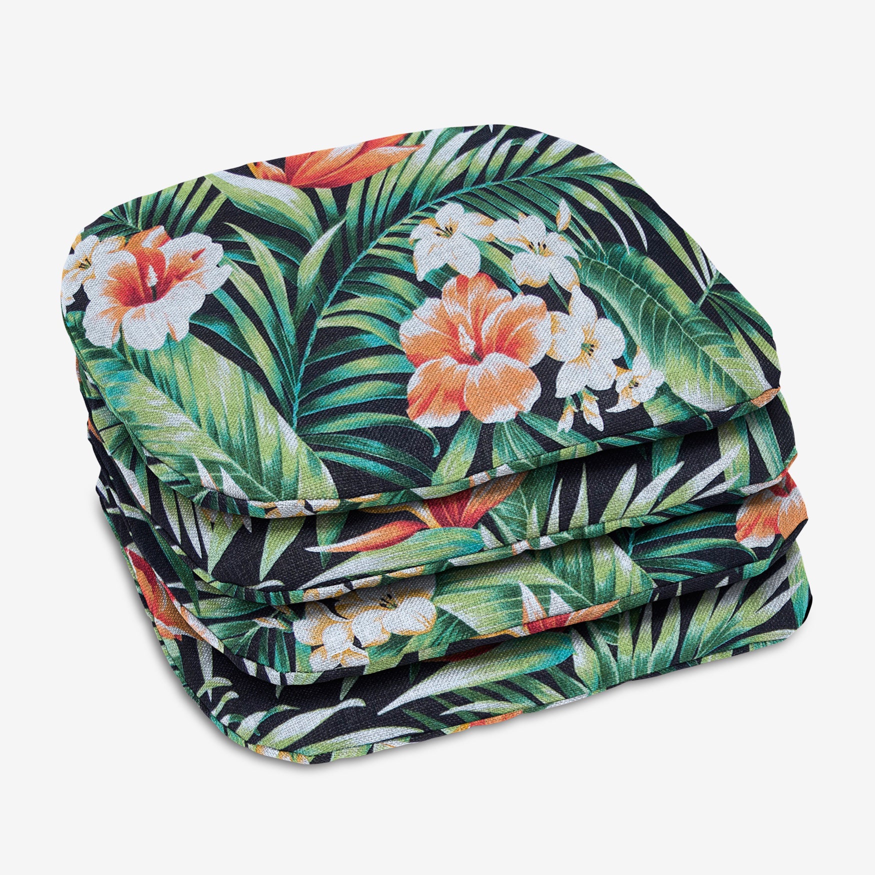 BH Outdoor Performance Set of 4 Stacking Chair Pads image number 0