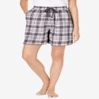 Flannel Pajama Short image number null