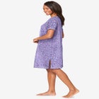 Short Henley Sleepshirt image number null