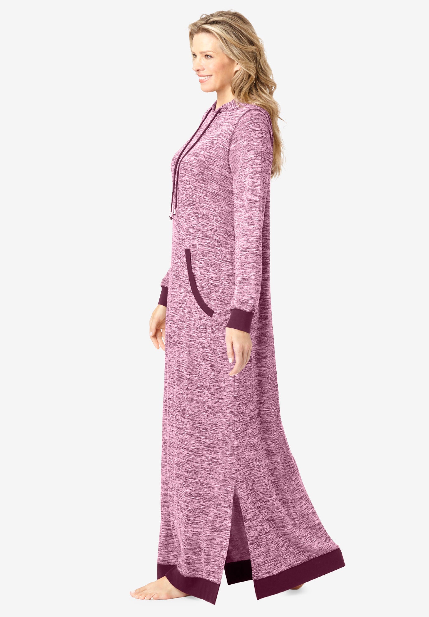 Marled Hoodie Sleep Lounger  image number 2