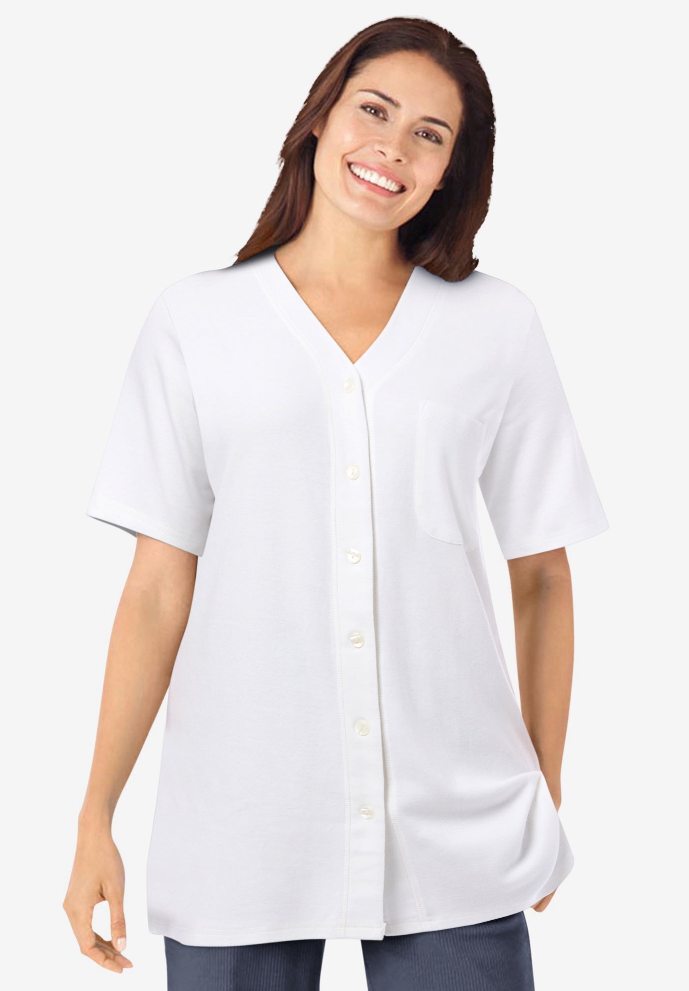 7-Day Short-Sleeve Baseball Tunic image number 6