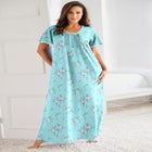 Long Pintuck Knit Gown image number null